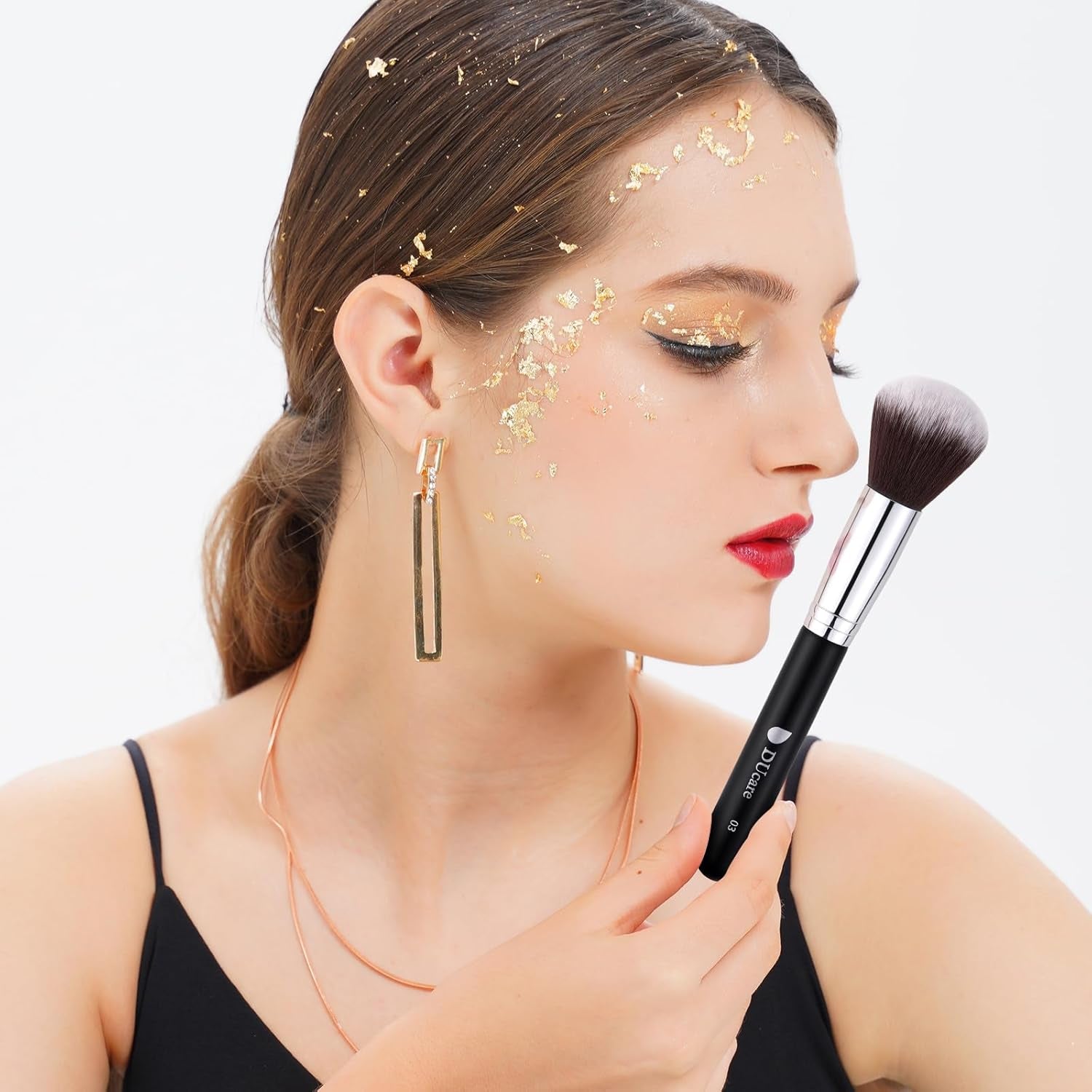 Pennelli Make up Set 15Pcs Pennelli Trucco Professionali Set Di Pennelli Da Trucco Con Del Sacchetto Case