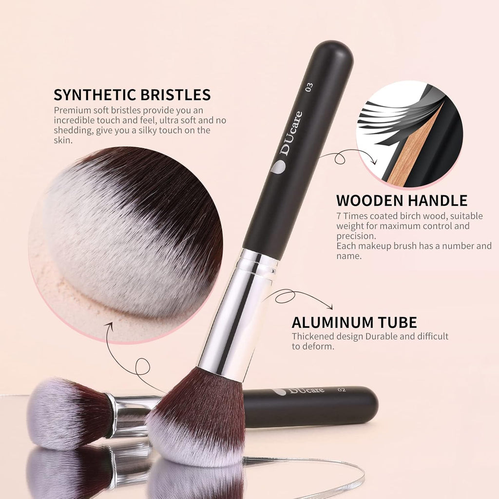 Pennelli Make up Set 15Pcs Pennelli Trucco Professionali Set Di Pennelli Da Trucco Con Del Sacchetto Case