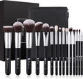 Pennelli Make up Set 15Pcs Pennelli Trucco Professionali Set Di Pennelli Da Trucco Con Del Sacchetto Case